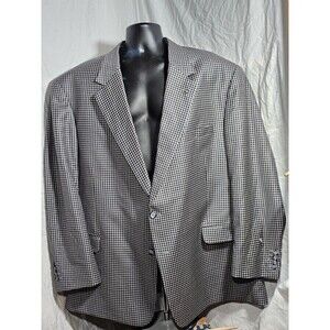 1883 Coppley REDA Super 130s Checkered Wool Blazer 56R